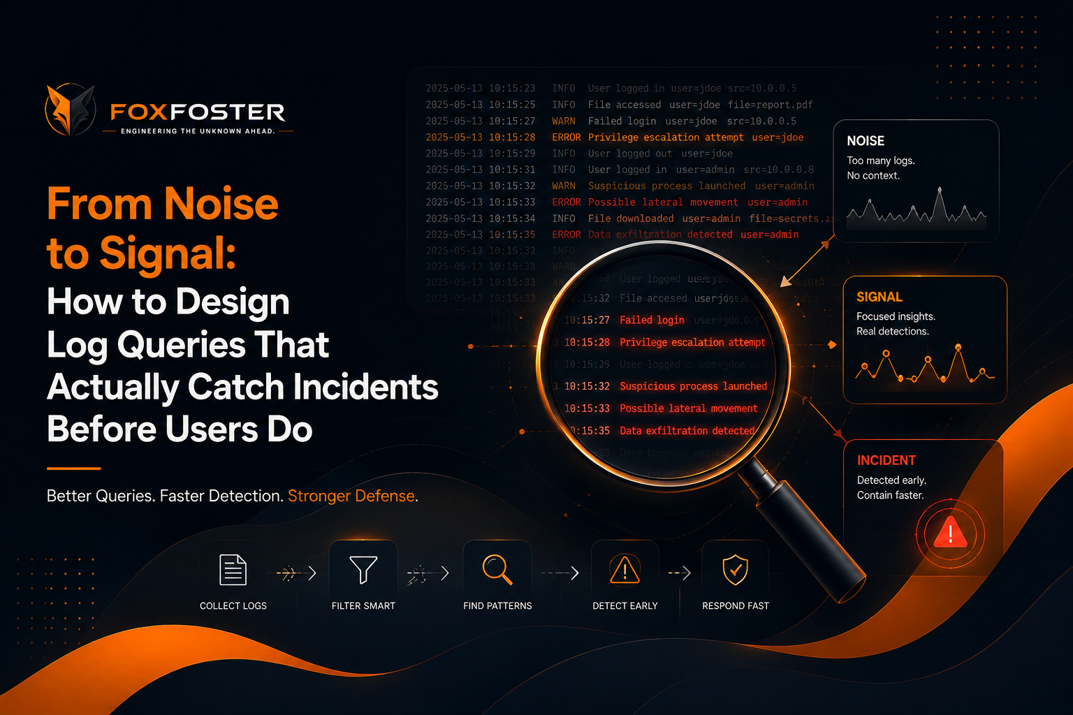 From Noise to Signal: How to Design Log Queries That Actually Catch Incidents Before Users Do